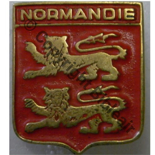 NN 1944+ REGIMENT CHASSE NORMANDIE  Fab LEVANT Eping soudee remplacee par Bol Dos irreg Src.D.DEBRAY  